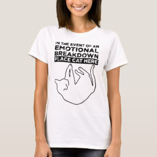 Camiseta Em caso de DESAGREGAÇÃO EMOCIONAL