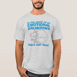 Camiseta Em caso de discriminação emocional da t-shirt de g