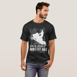 Camiseta Em caso de dúvida regulador de pressão para fora