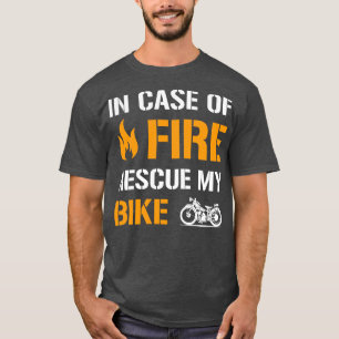 Camiseta Em Caso De Emergência, Minha Moto Engraçada De Bic