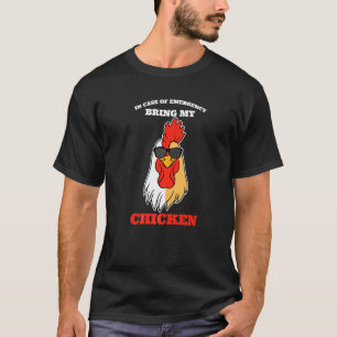 Camiseta Em Caso De Emergência Traga Minha Fazenda De Frang