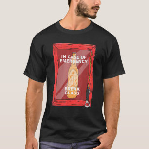 Camiseta Em Caso De Quebra De Emergência De Álcool De Cerve