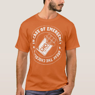 Camiseta Em caso de ruptura de emergência, as crianças de c