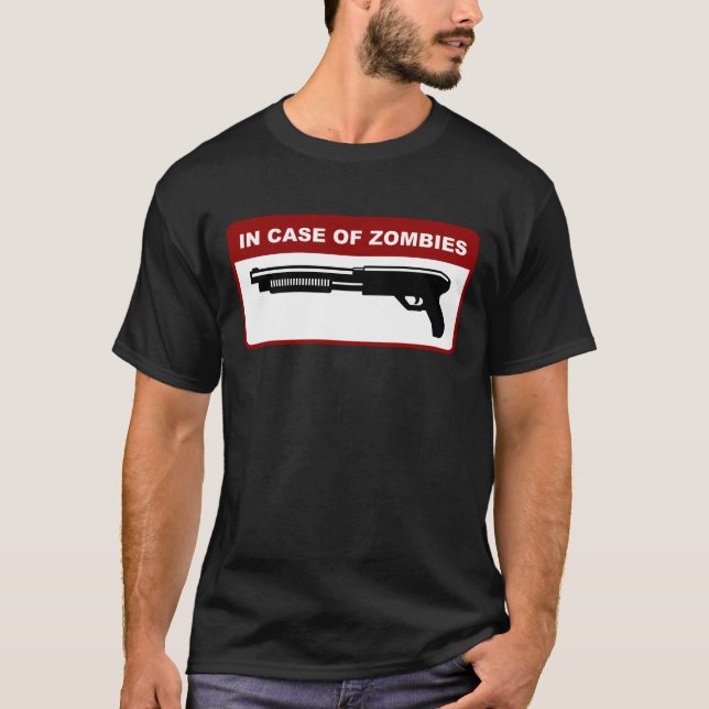 Camiseta Em caso dos zombis (Frente)