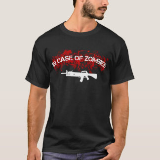 Camiseta Em caso dos zombis