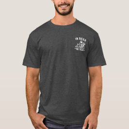 Camiseta Em cerveja nós confiamos esqueleto relaxando Beer