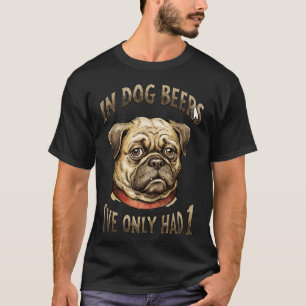 Camiseta Em Cervejas de Cachorro Só Tomei Uma