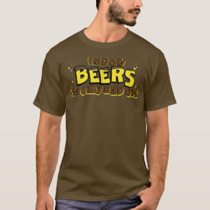Camiseta Em Cervejas De Cães Eu só tive um Bar engraçado
