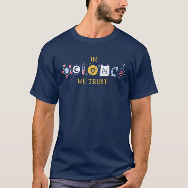 Camiseta Em Ciência Confiamos (Frente)
