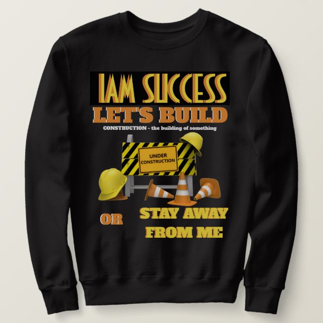 Camiseta EM CONSTRUÇÃO (Frente do Design)