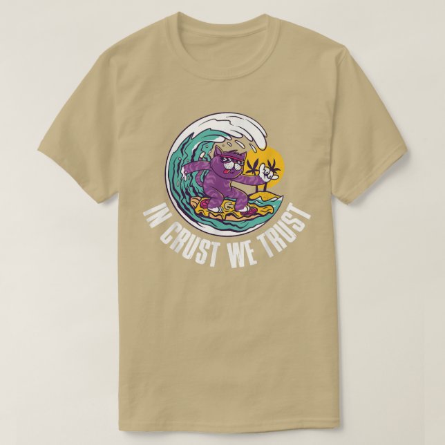 Camiseta Em crosta, confiamos em 1710 (Frente do Design)