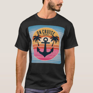 Camiseta Em Cruise Time Cruise Squad Match Family Summer
