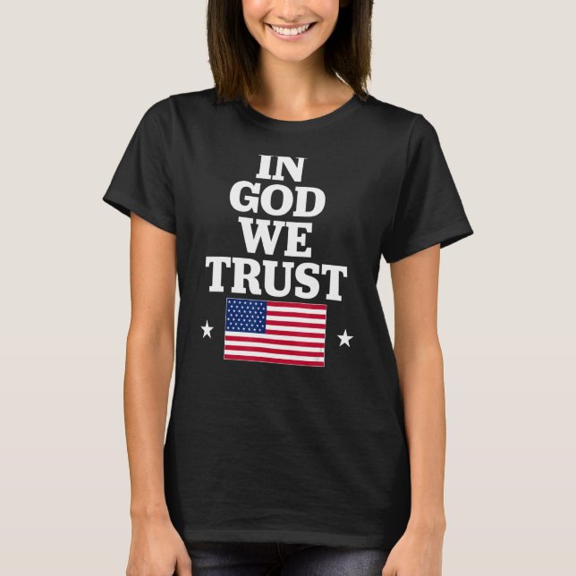 Camiseta Em Deus, confiamos (Frente)