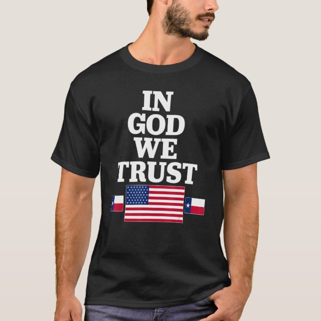 Camiseta Em Deus, confiamos (Frente)