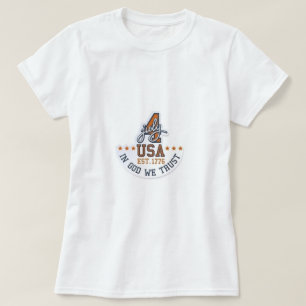 Camiseta Em Deus Nós Confiamos