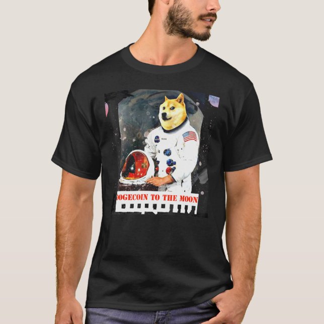 Camiseta Em Dogecoin Nós Confiamos- Blockchain 1 (Frente)