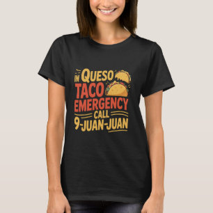 Camiseta Em Emergência de Queso Ligue 9 Juan Comida Mexican