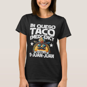 Camiseta Em Emergência de Taco de Queijo Ligue 9 Juan Juan!