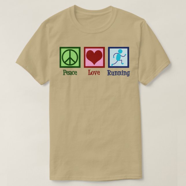 Camiseta Em execução (Frente do Design)