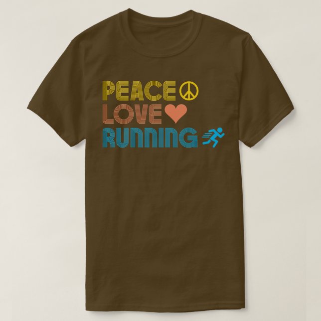 Camiseta Em execução (Frente do Design)