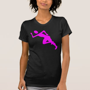 Camiseta Em execução - Magenta