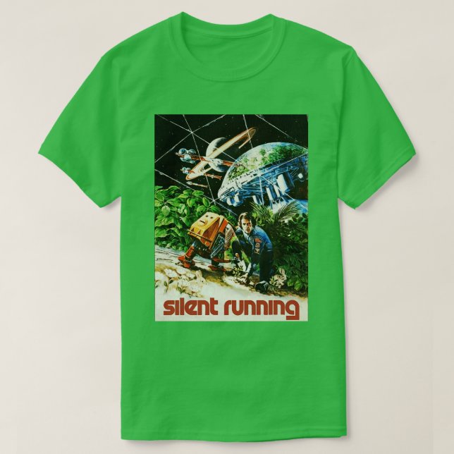 Camiseta Em Execução Silenciosa (Frente do Design)