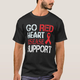 Camiseta Em Fevereiro Usamos Vermelho, Apoio à Doença Cardí
