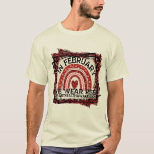Camiseta Em Fevereiro Usamos Vermelho, Conscientização sobr