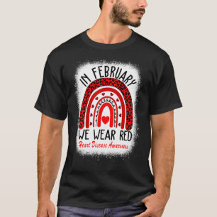 Camiseta Em fevereiro, Vestimos a consciência das doenças d