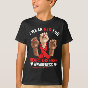 Camiseta Em fevereiro, Vestimos a Sensibilização para a Doe