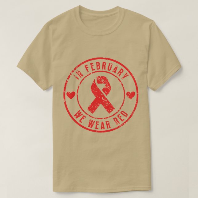 Camiseta Em fevereiro Vestimos o Red 9 (Frente do Design)