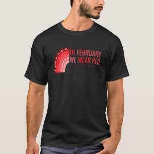 Camiseta Em fevereiro, Vestimos o Wa de Sensibilização para