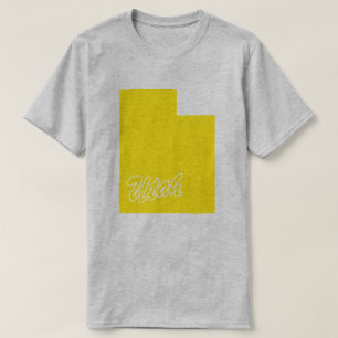 Camiseta em forma de estado de Utah