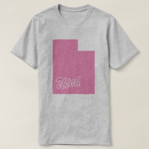 Camiseta em forma de estado de Utah