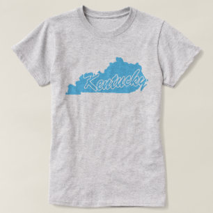 Camiseta em forma de estado do Kentucky