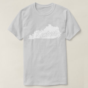 Camiseta em forma de estado do Kentucky