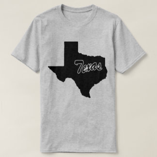 Camiseta em forma de estado do Texas