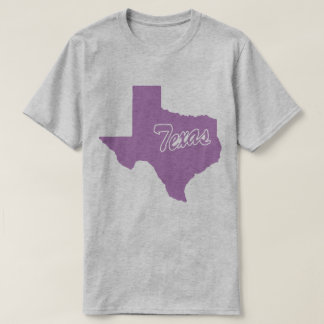 Camiseta em forma de estado do Texas