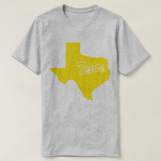 Camiseta em forma de estado do Texas