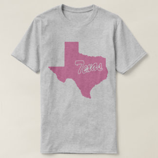Camiseta em forma de estado do Texas