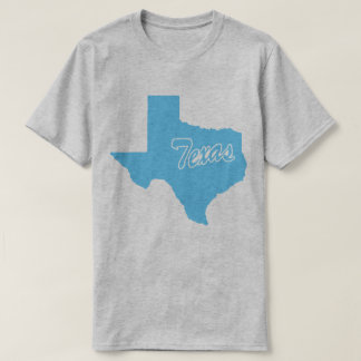 Camiseta em forma de estado do Texas