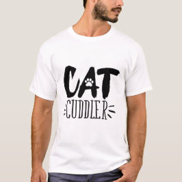 Camiseta Em fotos de gatos estéticos de Cuddler Happy Cudle