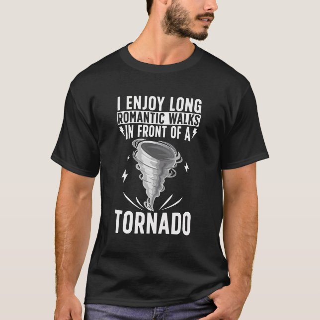 Camiseta Em Frente A Tornado Chaser Tempestade Chaser Ch (Frente)