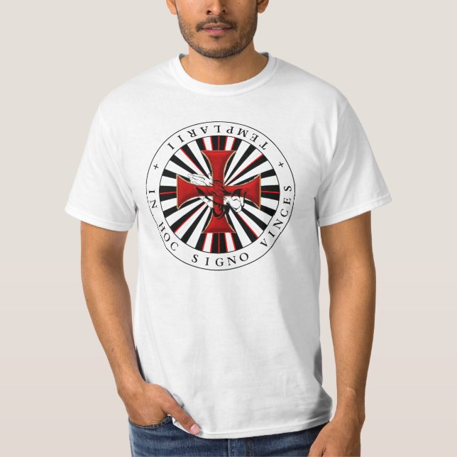 Camiseta Em Hoc Signo Vinces Templarii 02 (Frente)