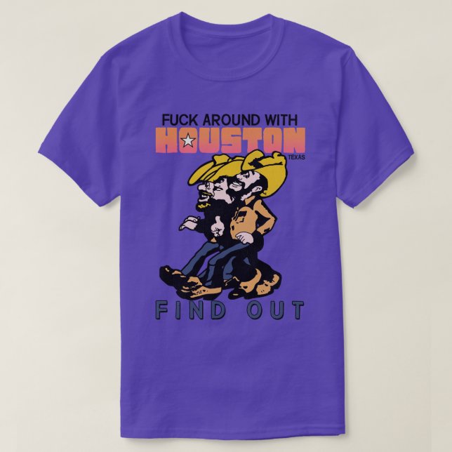 Camiseta Em Houston Texas e descubra (Frente do Design)