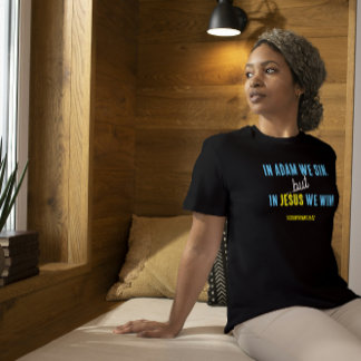 Camiseta Em Jesus ganhamos | Bíblia de frase inspiradora Ve