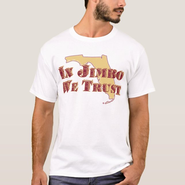 CAMISETA EM JIMBO NÓS CONFIAMOS (Frente)