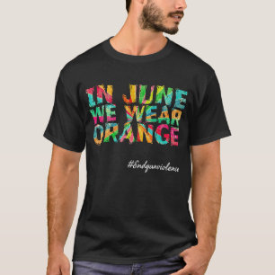 Camiseta Em junho, Vestimos a Consciência da Violência das
