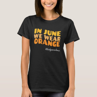 Camiseta Em junho, Vestimos a Consciência da Violência das 