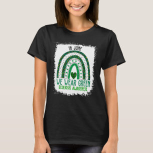 Camiseta Em junho, Vestimos a consciencialização da escolio